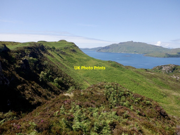 Photo 6"x4" Scarp above Sornagan Sgeir Bhuidhe\/NM5857 c2021
