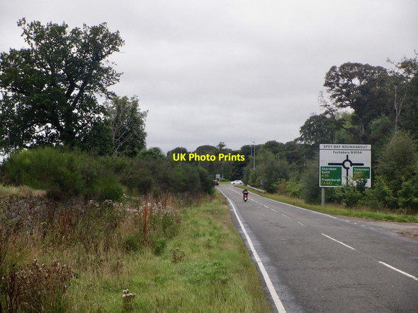 Photo 6"x4" B9104 approaching the Fochabers bypass Fochabers c2021