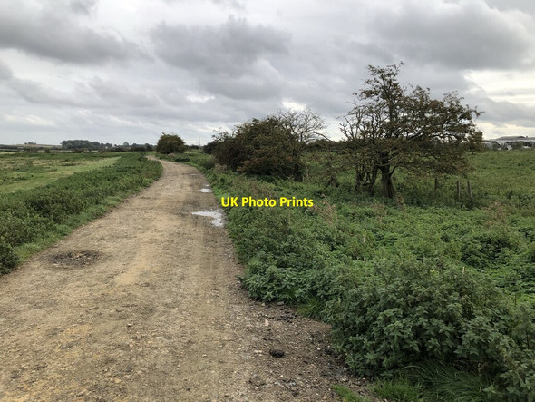 Photo 6"x4" Track To White Hurworth Trimdon Colliery c2021