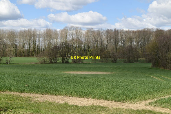 Photo 6"x4" Great Stour valley Little Chart Forstal c2021