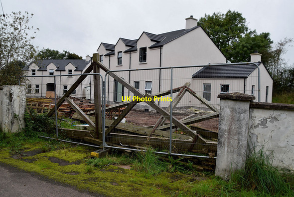 Photo 6"x4" Housing development along Church Road, Raw Seskinore c2021