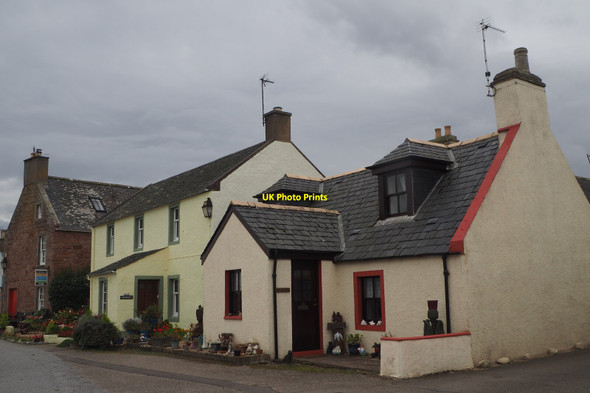 Photo 6"x4" Houses by the Shore in Cromarty Cromarty\/NH7867 c2021