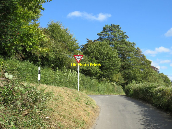 Photo 6"x4" Road junction near Heaverham Heaverham c2021