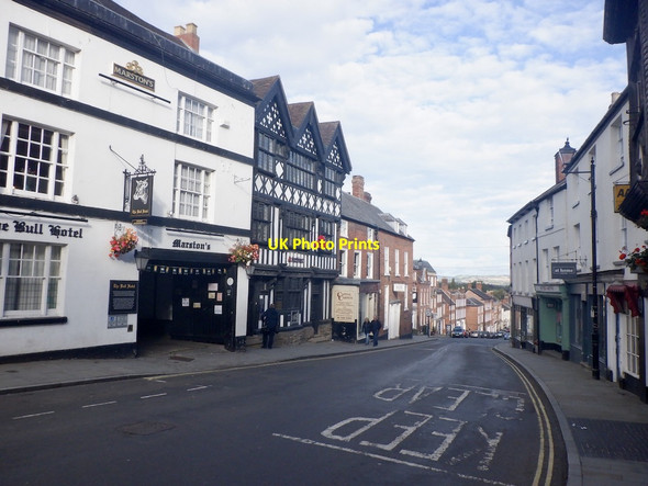 Photo 6"x4" Bull Ring \/ Corve Street Ludlow c2021