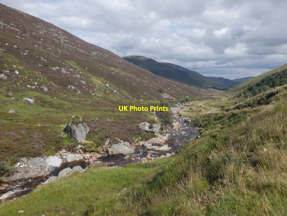 Photo 6"x4" Glenlochie Burn Glenlochsie Lodge c2021
