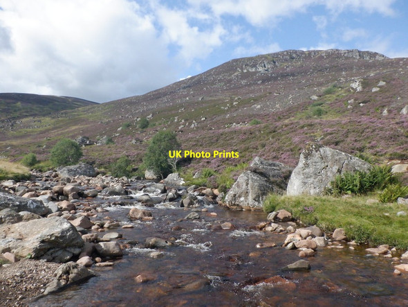 Photo 6"x4" Glenlochsie Burn Spittal of Glenshee c2021