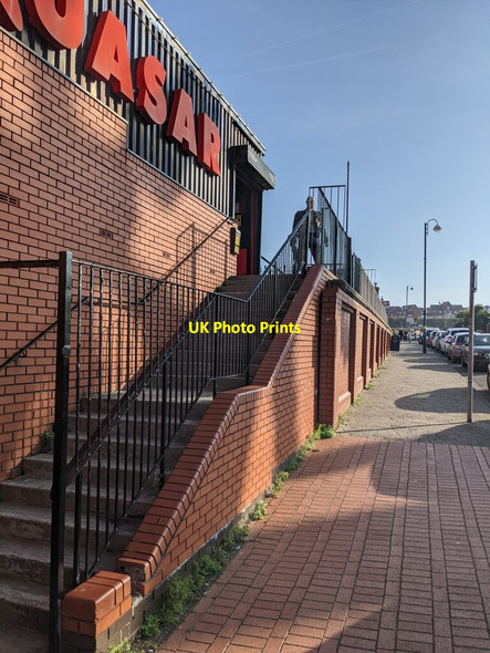 Photo 6"x4" Quasar access steps, Barry Island Barry Island c2021
