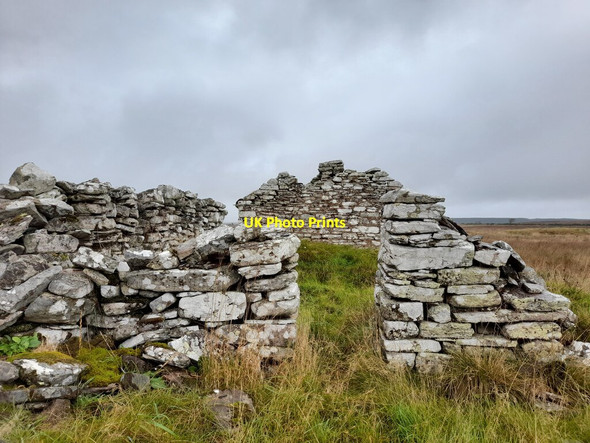 Photo 6"x4" Ruin, Tigh-a'-bheannaich Broubster c2021