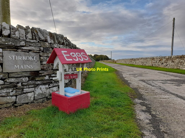 Photo 6"x4" Roadside Stall at Stirkoke Newton\/ND3449 c2021
