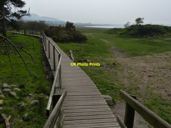 Photo 6"x4" Boardwalk along the Wales Coast Path Abergwyngregyn c2019