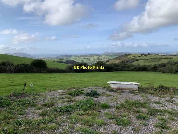 Photo 6"x4" Bath with a view Bryn-y-maen\/SH8376 c2021