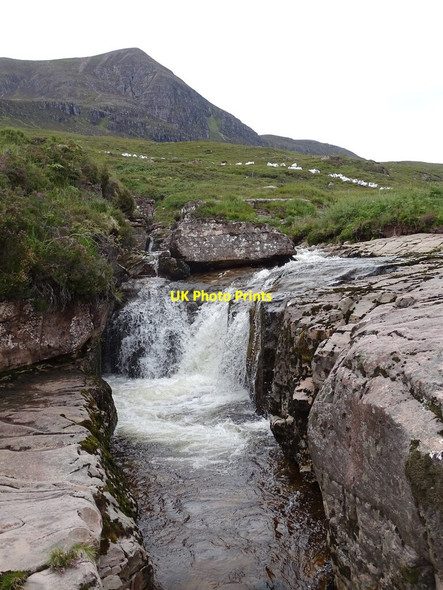 Photo 6"x4" Ardessie Falls Camusnagaul\/NH0689 c2021
