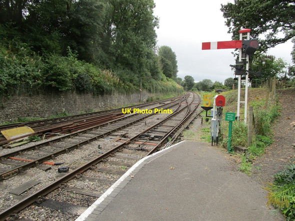 Photo 6"x4" The end of the platform, Midsomer Norton Midsomer Norton c2021