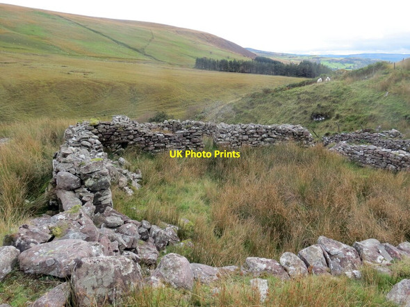 Photo 6"x4" Lloc Nant y Coetgae \/ Nant y Coetgae sheepfold Glyntawe c2021