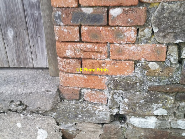 Photo 6"x4" Ordnance Survey Cut Mark Greynor c2021