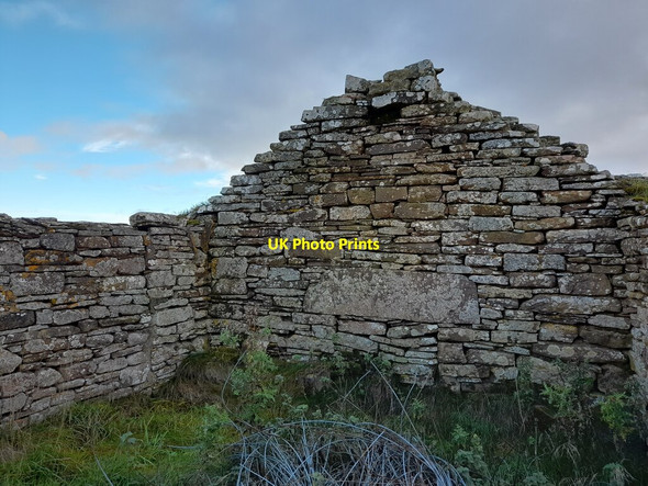 Photo 6"x4" Ruin at Shurrery Broubster c2021 P1