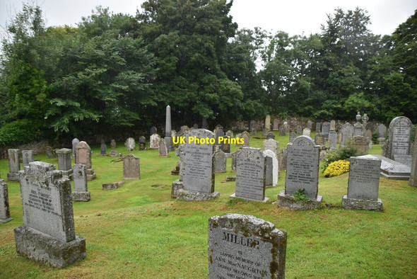 Photo 6"x4" Grave yard, Kenmore Parish Church Kenmore\/NN7745 c2021