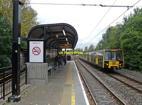Photo 6"x4" Bede Metro Station Jarrow c2021