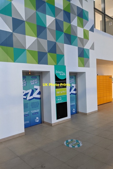 Photo 6"x4" Queues Are So ZZZZ, Friars Walk Shopping Centre, Newport Newport\/Casnewydd c2021