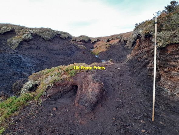 Photo 6"x4" Exposed Peat, Beinn Dubhain Beinn Dubhain\/NC9320 c2021