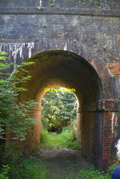 Photo 6"x4" Railway bridge Horshoe Green c2021