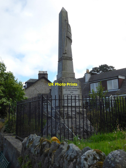 Photo 6"x4" Kames war memorial Kames\/NR9771 c2021