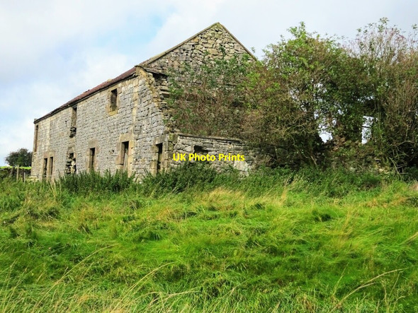 Photo 6"x4" Old farm building above Brassington Longcliffe c2021