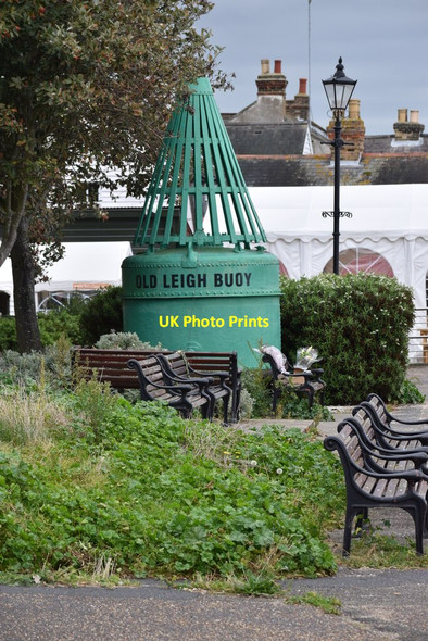 Photo 6"x4" Former Old Leigh Buoy, on the shore at Leigh-on-Sea Leigh-on-Sea c2021
