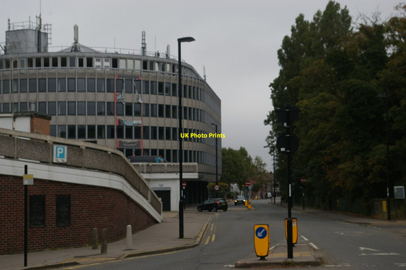 Photo 6"x4" Looking down Riddlesdown Road towards Capella Court Purley c2021