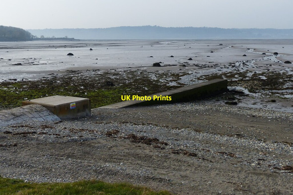 Photo 6"x4" Shoreline at the Traeth Lafan Nature Reserve Tal-y-bont\/SH6070 c2019