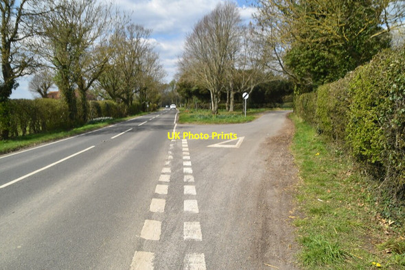 Photo 6"x4" Road junction, Appledore Rd Tenterden c2021