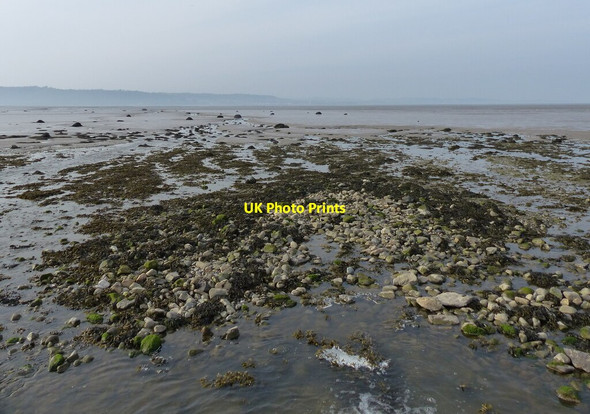 Photo 6"x4" Shoreline at the Traeth Lafan Nature Reserve Tal-y-bont\/SH6070 c2019