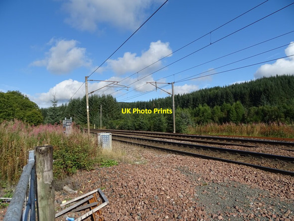 Photo 6"x4" West Coast Main Line towards Carstairs Junction March\/NS9914 c2021
