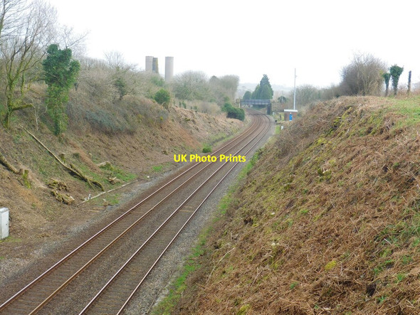 Photo 6"x4" Burngullow Main Line Lanjeth c2021