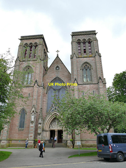 Photo 6"x4" North end of Inverness cathedral Inverness c2019