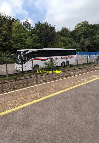 Photo 6"x4" Cresta Coaches coach, Radyr, Cardiff Radyr c2021