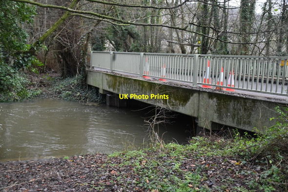 Photo 6"x4" Castle Road Bridge Timberden Bottom c2020