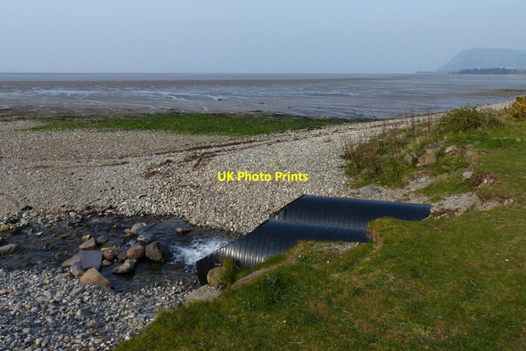 Photo 6"x4" Pipes on the shoreline near Wig Abergwyngregyn c2019