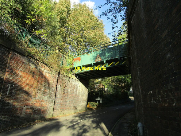 Photo 6"x4" Former railway bridge over Pleasley Road Fackley c2021