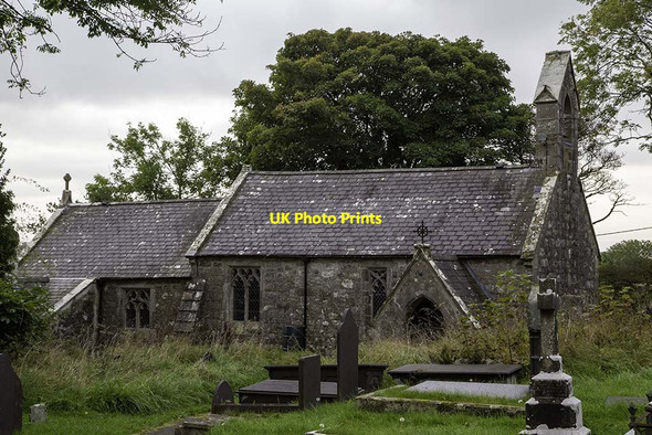 Photo 6"x4" St Michaels Church, Penrhosllugwy Brynrefail\/SH4886 c2021