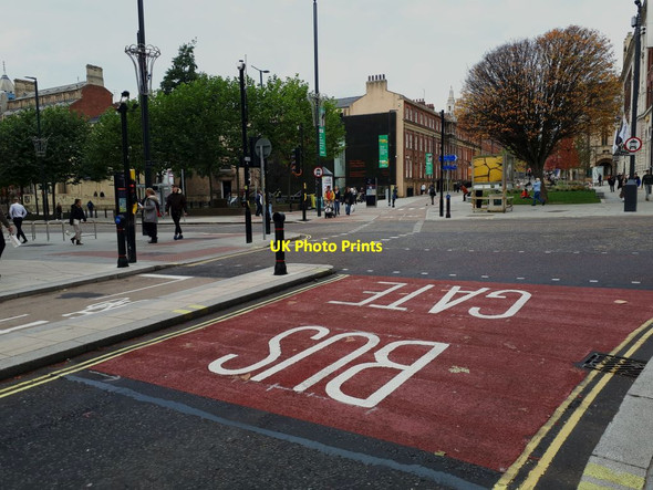 Photo 6"x4" Junction of Park Row and Headrow\/Westgate, Leeds Leeds\/SE3034 c2021