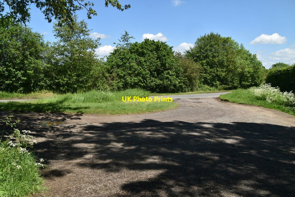 Photo 6"x4" Footpath junction Broad Green\/TL4439 c2021