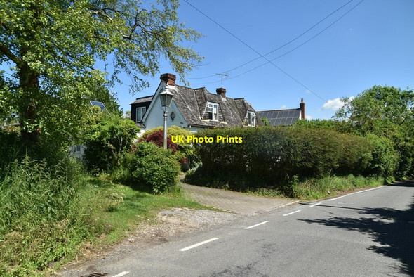 Photo 6"x4" Hertford Lane Broad Green\/TL4439 c2021