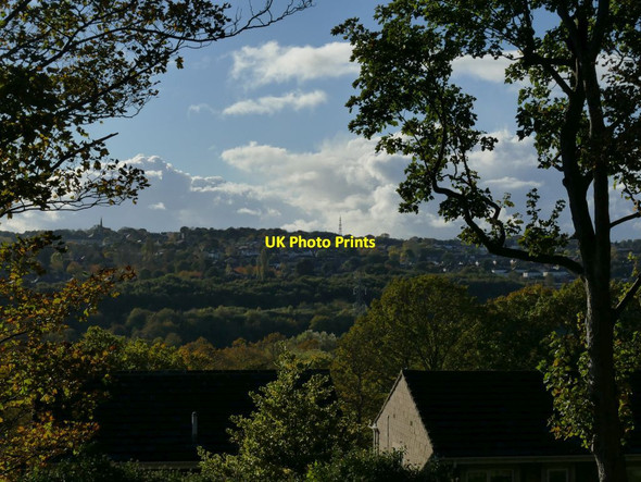 Photo 6"x4" View across the Aire valley from Morris Wood Horsforth c2021