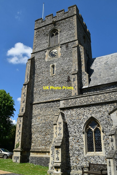 Photo 6"x4" Church of St Nicholas Elmdon\/TL4639 c2021
