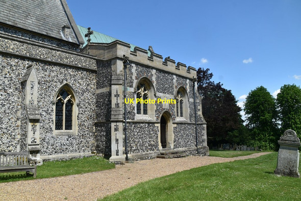 Photo 6"x4" Church of St Nicholas Elmdon\/TL4639 c2021 P1