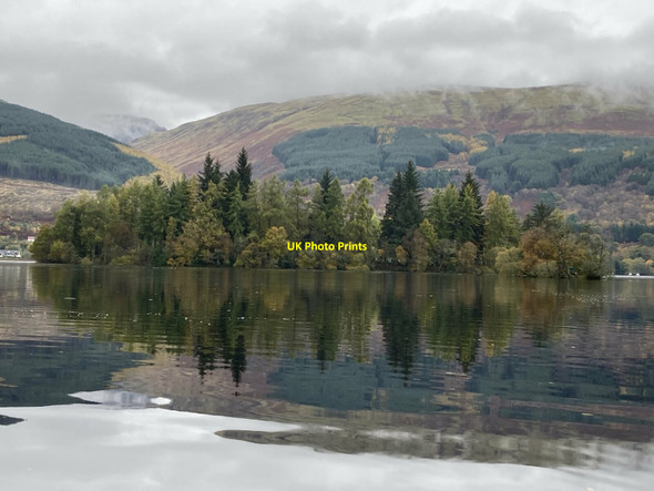 Photo 6"x4" Eilean Gorm, Loch Ard, The Trossachs Kinlochard c2021