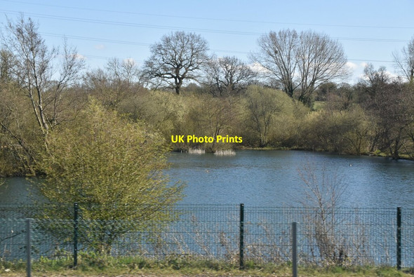 Photo 6"x4" Chartham Fishing Lake Shalmsford Street c2021