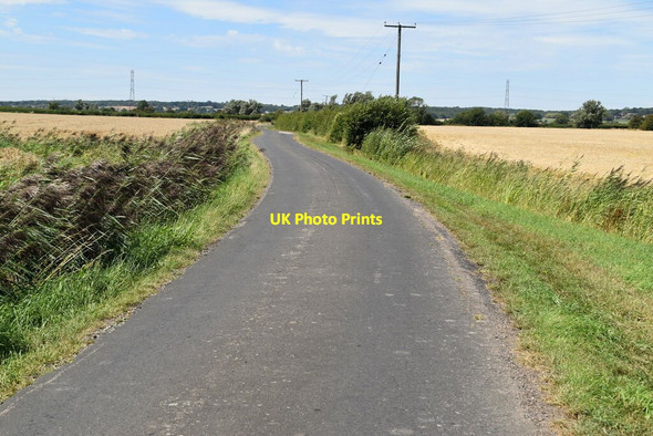 Photo 6"x4" Quiet lane on Romney Marsh Newchurch\/TR0531 c2020