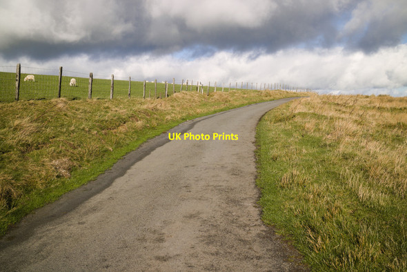 Photo 6"x4" Road near Gors Llyn Gwyn Ty'r-felin-isaf c2021